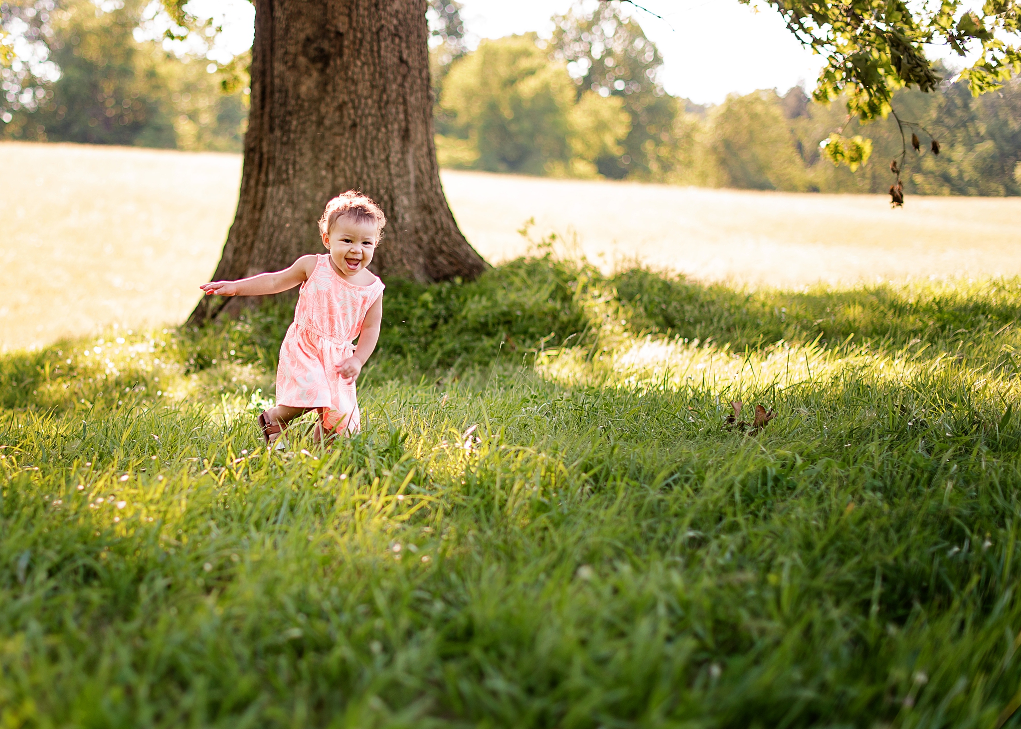 Children Session | Isabella in a field | Lori Pickens Photography