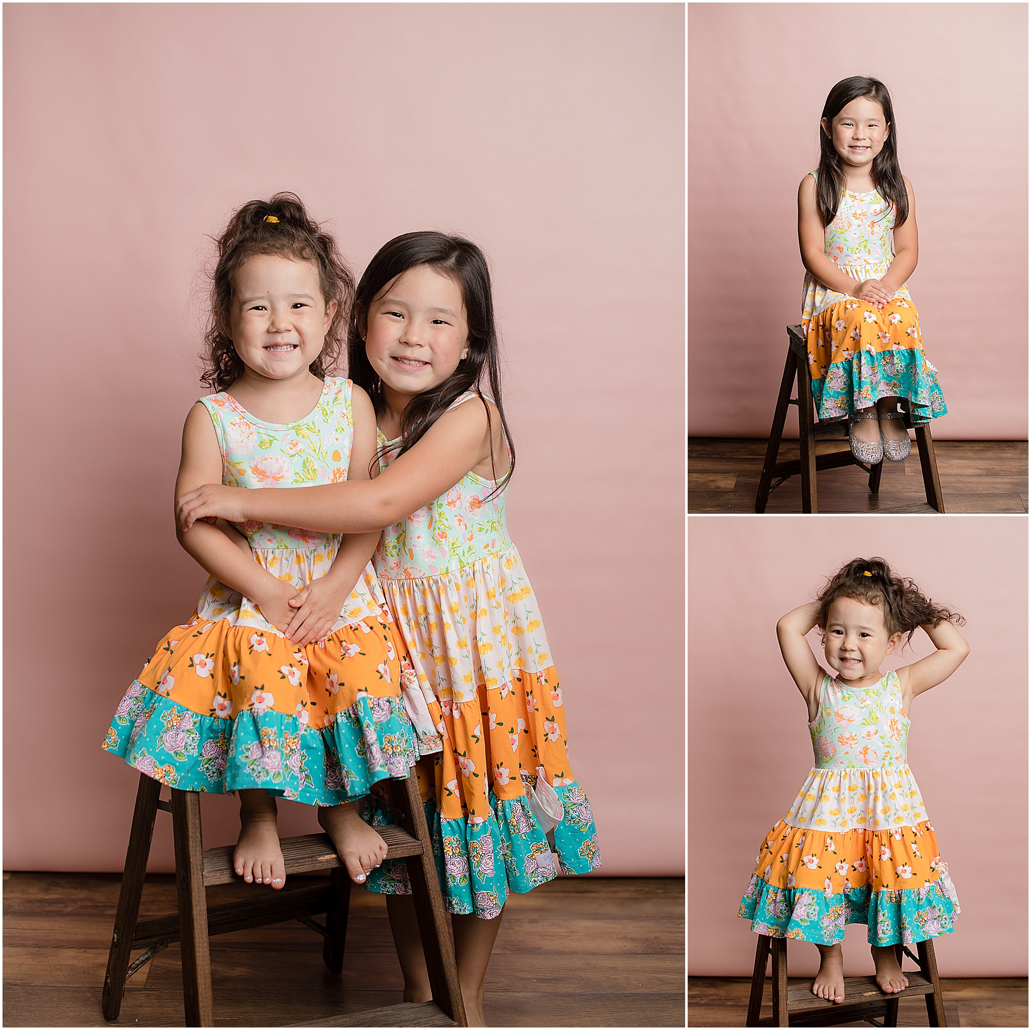 Lori Pickens Photography - The Higgins Girls in Sweet Honey Dresses