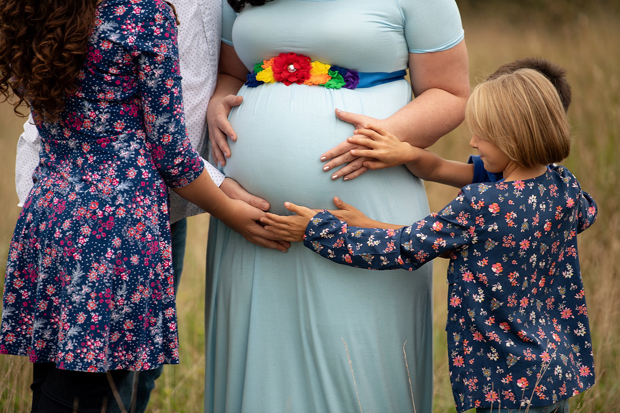 taras rainbow baby maternity session - lori pickens photography 